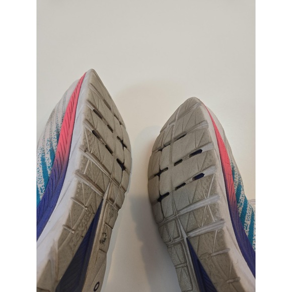 Hoka One One Mach 5 Shoes Mens Size 11.5 White Blue Running PROFLY+ Cushion - Picture 11 of 14